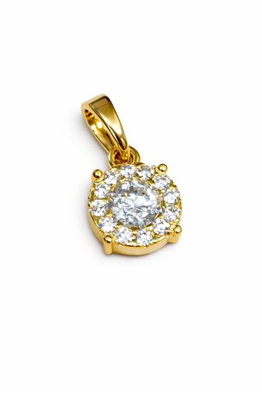 Charm Idee Preziose dal 1987 Woman in Yellow Gold Zircone IP.CHK18G/137 - IP.CHK18G/137